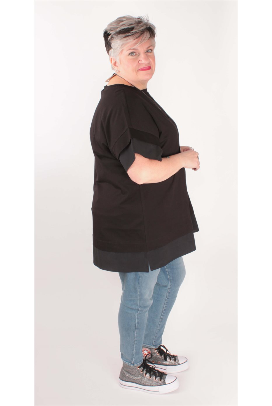 Haut Noir Mat Fashion